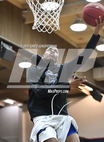Thumbnail 1 in St. John Bosco vs. Salesian College Preparatory (MaxPreps/DLS MLK Classic) photogallery.