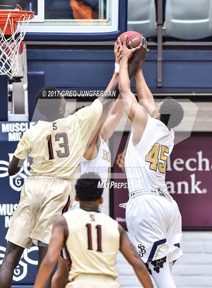 Thumbnail 2 in St. John Bosco vs. Salesian College Preparatory (MaxPreps/DLS MLK Classic) photogallery.