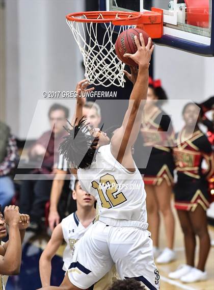 Thumbnail 1 in St. John Bosco vs. Salesian College Preparatory (MaxPreps/DLS MLK Classic) photogallery.