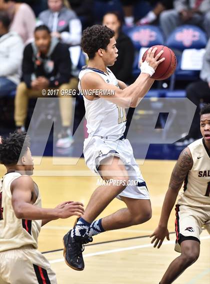 Thumbnail 2 in St. John Bosco vs. Salesian College Preparatory (MaxPreps/DLS MLK Classic) photogallery.