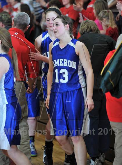 Thumbnail 2 in Cameron vs. Colfax (WIAA D4 Sectional Semi Final)  photogallery.