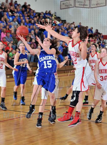 Thumbnail 2 in Cameron vs. Colfax (WIAA D4 Sectional Semi Final)  photogallery.