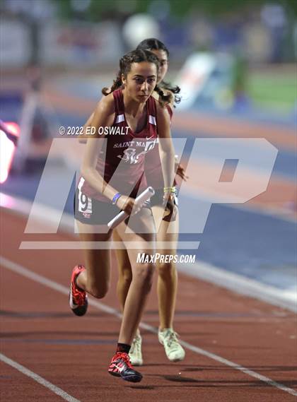 Thumbnail 3 in CIF State Track and Field Championship (Girls 4x400 Relay) photogallery.