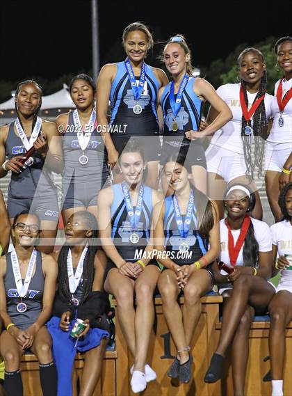 Thumbnail 3 in CIF State Track and Field Championship (Girls 4x400 Relay) photogallery.