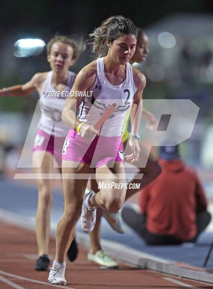 Thumbnail 1 in CIF State Track and Field Championship (Girls 4x400 Relay) photogallery.