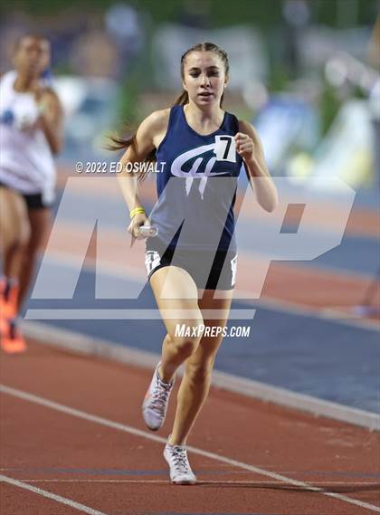 Thumbnail 1 in CIF State Track and Field Championship (Girls 4x400 Relay) photogallery.