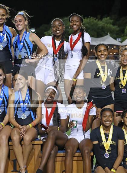 Thumbnail 2 in CIF State Track and Field Championship (Girls 4x400 Relay) photogallery.