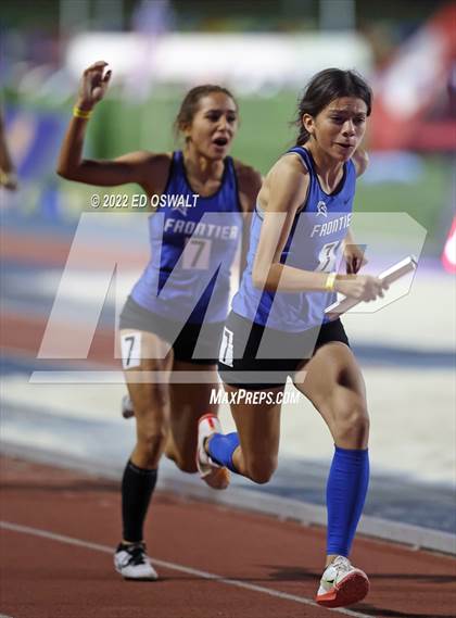 Thumbnail 2 in CIF State Track and Field Championship (Girls 4x400 Relay) photogallery.