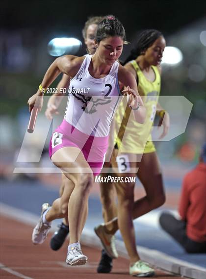 Thumbnail 3 in CIF State Track and Field Championship (Girls 4x400 Relay) photogallery.
