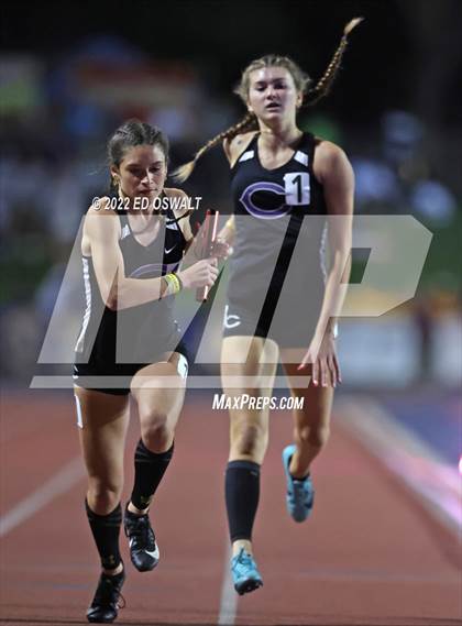 Thumbnail 2 in CIF State Track and Field Championship (Girls 4x400 Relay) photogallery.