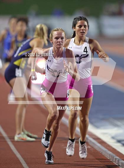 Thumbnail 1 in CIF State Track and Field Championship (Girls 4x400 Relay) photogallery.