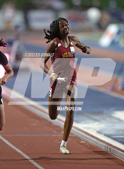 Thumbnail 1 in CIF State Track and Field Championship (Girls 4x400 Relay) photogallery.