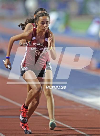 Thumbnail 1 in CIF State Track and Field Championship (Girls 4x400 Relay) photogallery.