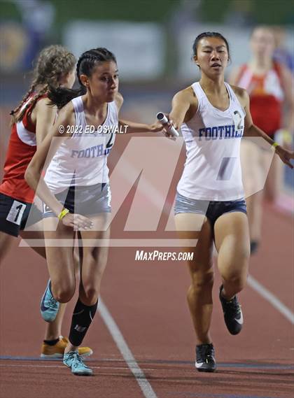Thumbnail 3 in CIF State Track and Field Championship (Girls 4x400 Relay) photogallery.