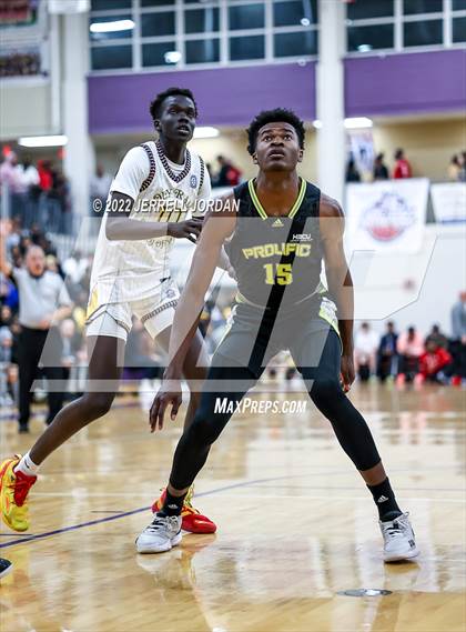 Thumbnail 2 in Word of God Christian Academy vs Prolific Prep of Napa Christian (John Wall Holiday Invitational) photogallery.