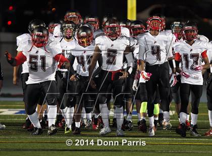Thumbnail 1 in Pomona vs. San Dimas (CIF SS Mid-Valley Division 2nd Round) photogallery.