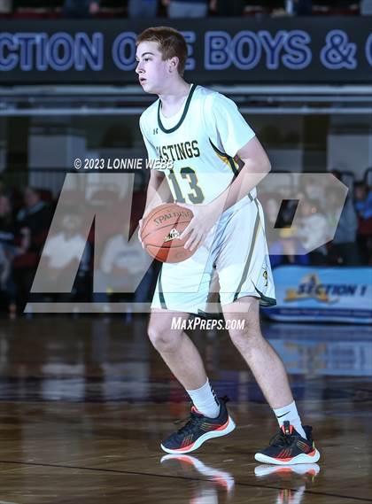 Thumbnail 1 in Hastings vs Byram Hills (Section 1 Class B Semifinal) photogallery.