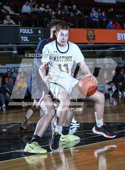 Thumbnail 2 in Hastings vs Byram Hills (Section 1 Class B Semifinal) photogallery.