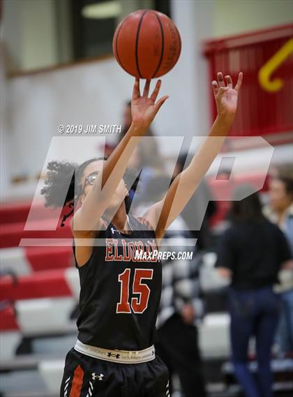 Thumbnail 1 in Eldorado vs. Las Cruces (Joe Armijo Basketball Classic) photogallery.