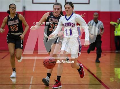 Thumbnail 2 in Eldorado vs. Las Cruces (Joe Armijo Basketball Classic) photogallery.