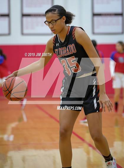 Thumbnail 1 in Eldorado vs. Las Cruces (Joe Armijo Basketball Classic) photogallery.