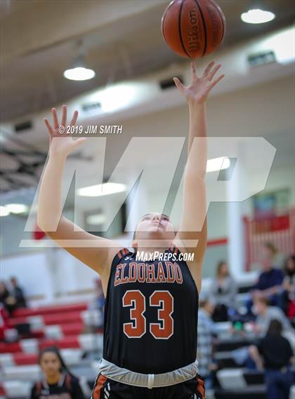 Thumbnail 2 in Eldorado vs. Las Cruces (Joe Armijo Basketball Classic) photogallery.