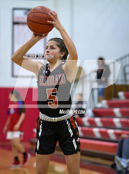 Thumbnail 3 in Eldorado vs. Las Cruces (Joe Armijo Basketball Classic) photogallery.
