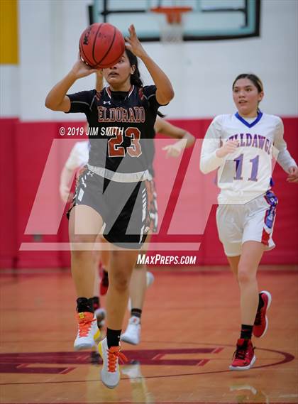 Thumbnail 2 in Eldorado vs. Las Cruces (Joe Armijo Basketball Classic) photogallery.