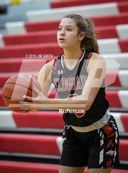 Thumbnail 2 in Eldorado vs. Las Cruces (Joe Armijo Basketball Classic) photogallery.