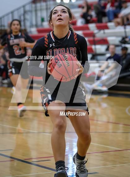 Thumbnail 2 in Eldorado vs. Las Cruces (Joe Armijo Basketball Classic) photogallery.
