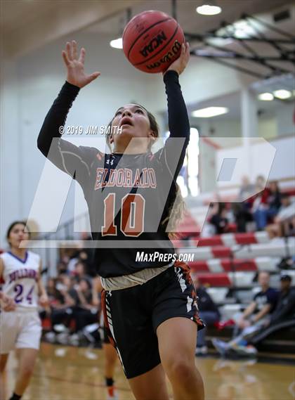 Thumbnail 1 in Eldorado vs. Las Cruces (Joe Armijo Basketball Classic) photogallery.