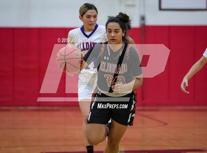 Thumbnail 1 in Eldorado vs. Las Cruces (Joe Armijo Basketball Classic) photogallery.