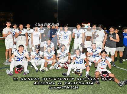 Thumbnail 3 in 1st  Annual Offertunity All-Star Bowl (Arizona vs. California) photogallery.