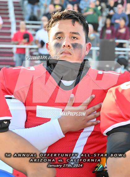Thumbnail 3 in 1st  Annual Offertunity All-Star Bowl (Arizona vs. California) photogallery.