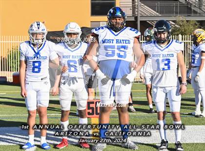Thumbnail 2 in 1st  Annual Offertunity All-Star Bowl (Arizona vs. California) photogallery.