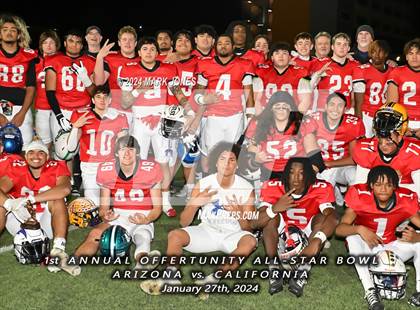 Thumbnail 3 in 1st  Annual Offertunity All-Star Bowl (Arizona vs. California) photogallery.