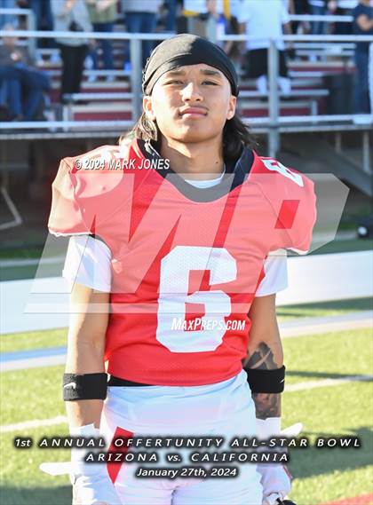 Thumbnail 2 in 1st  Annual Offertunity All-Star Bowl (Arizona vs. California) photogallery.