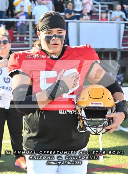 Thumbnail 1 in 1st  Annual Offertunity All-Star Bowl (Arizona vs. California) photogallery.