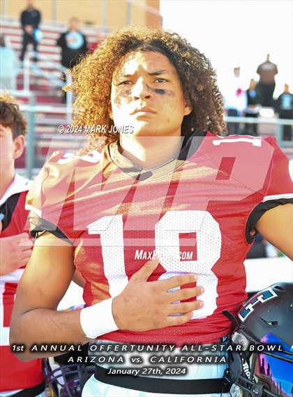 Thumbnail 2 in 1st  Annual Offertunity All-Star Bowl (Arizona vs. California) photogallery.