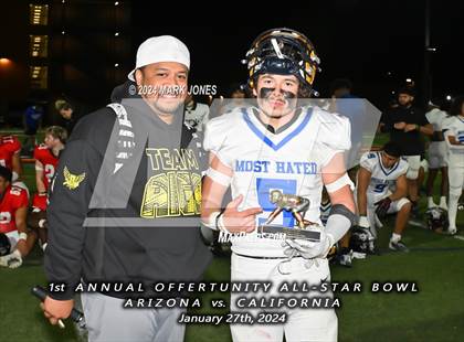 Thumbnail 3 in 1st  Annual Offertunity All-Star Bowl (Arizona vs. California) photogallery.