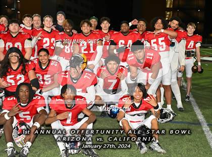 Thumbnail 2 in 1st  Annual Offertunity All-Star Bowl (Arizona vs. California) photogallery.