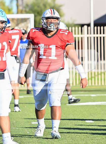 Thumbnail 2 in 1st  Annual Offertunity All-Star Bowl (Arizona vs. California) photogallery.