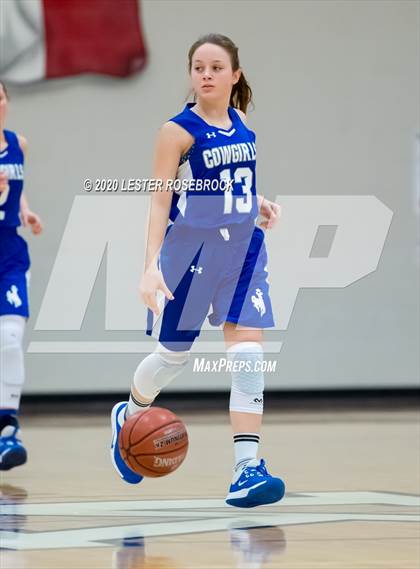 Thumbnail 2 in McMullen County vs. Moulton (1A Regional Quarter Finals) photogallery.