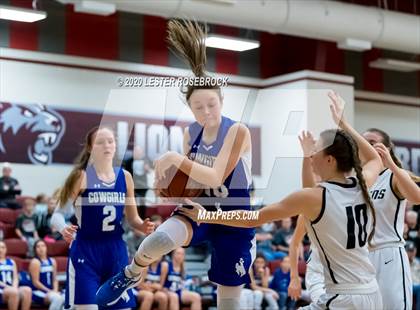 Thumbnail 1 in McMullen County vs. Moulton (1A Regional Quarter Finals) photogallery.