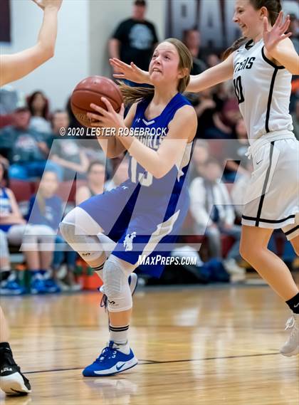 Thumbnail 1 in McMullen County vs. Moulton (1A Regional Quarter Finals) photogallery.