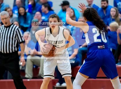 Thumbnail 2 in McMullen County vs. Moulton (1A Regional Quarter Finals) photogallery.