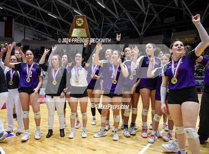 Thumbnail 3 in Boyd vs. Stockdale (UIL 3A Volleyball Division II Final Medal Ceremony) photogallery.
