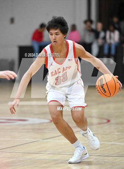 Thumbnail 3 in El Dorado vs. Sacramento Adventist (Sac Adventist Holiday Invitational) photogallery.