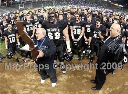 Thumbnail 1 in Rocklin vs. Servite (CIF State D2 Final) photogallery.