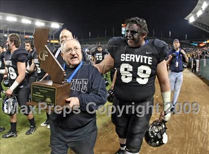 Thumbnail 2 in Rocklin vs. Servite (CIF State D2 Final) photogallery.